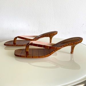 Schutz Kitten Heel Sandals